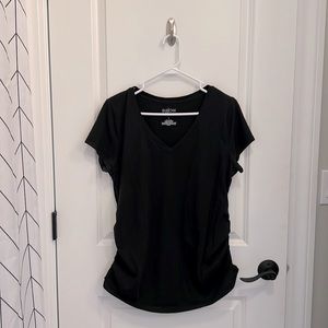 Maternity side ruched tee